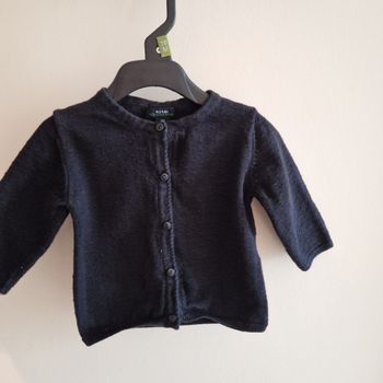 3 mois gilet noir kiabi