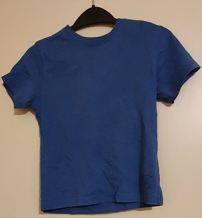 Tee-shirt bleu Kiabi