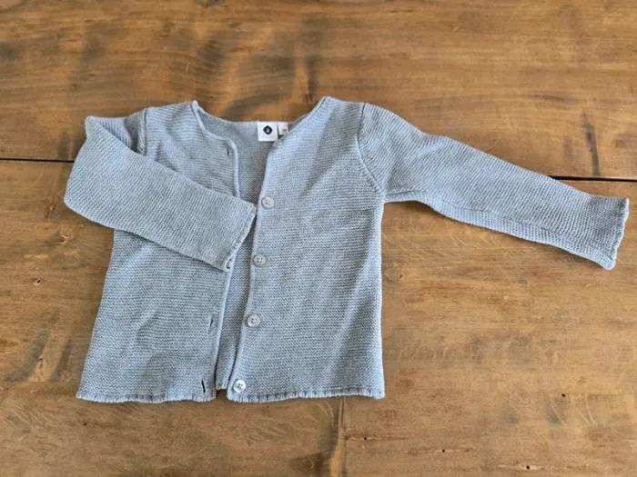 Gilet gris 18 mois unisexe Z.