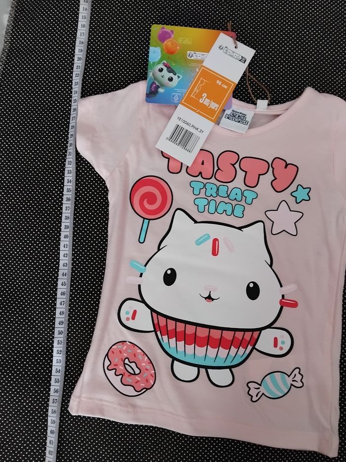 Tee-shirt manches courtes Gabby’s Dollhouse neuf 3 ans - photo numéro 3