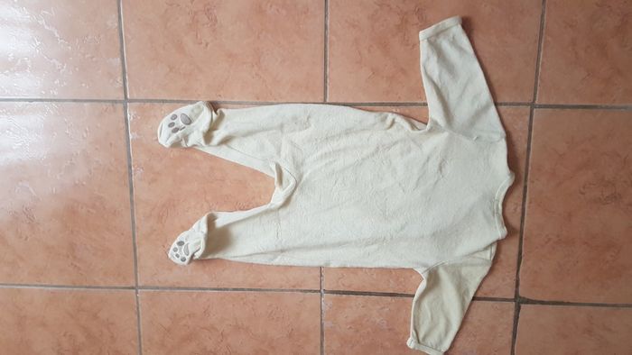 Grenouillère bébé 12 mois Jaune pâle Kiabi - photo numéro 4