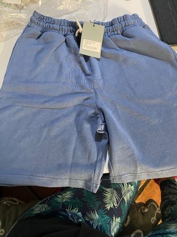 Short bleu pétrole taille L homme
