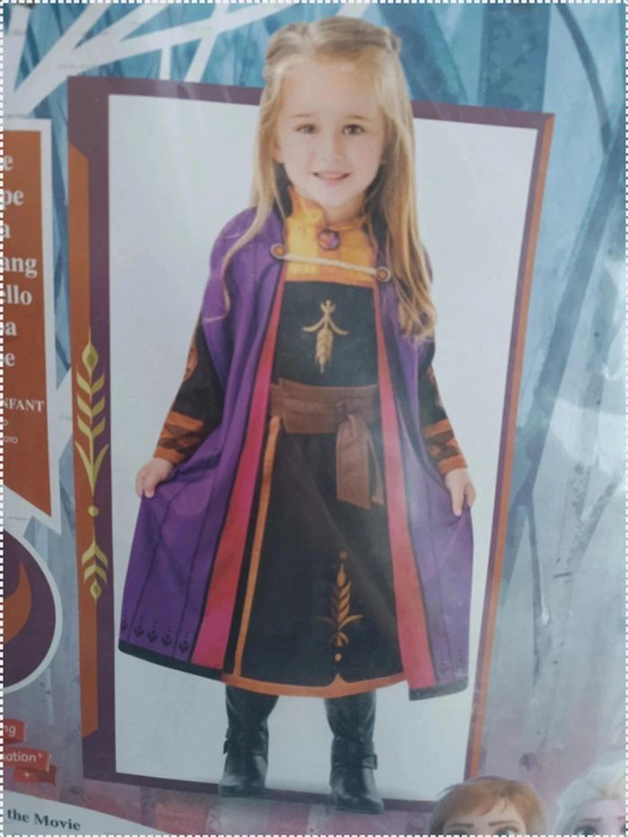 Déguisement Neuf Anna La Reine des Neiges - 2 ans / 3 ans - photo numéro 3