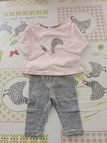 Ensemble Obaïbi taille 3 mois