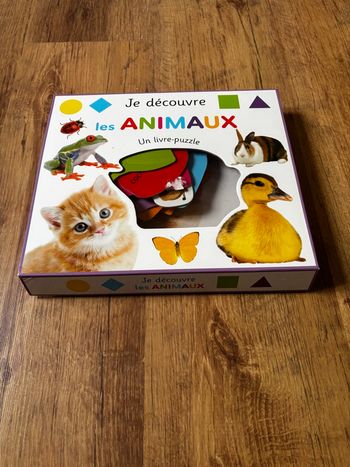 Livre puzzle Je découvre les animaux
