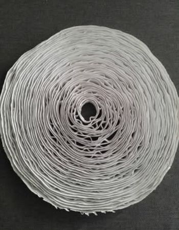 Rouleau de 23 mètres de scratch autocollant blanc 20mm de large.