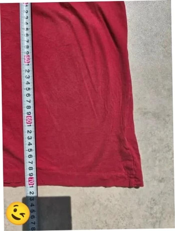 T-shirt Ralph Lauren L coupe col rond rouge Homme Men tee033 - photo numéro 4