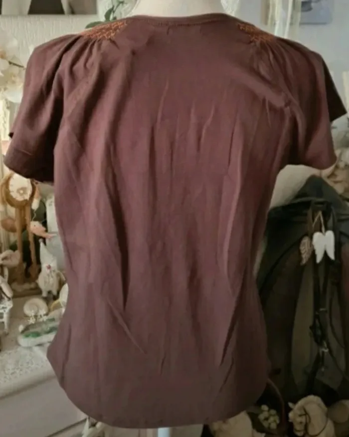 Haut marron La Redoute Taille 42/44 Neuf - photo numéro 3