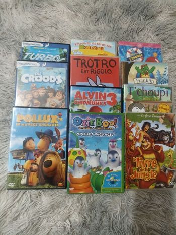 Lot de 11 DVD enfants très bon état