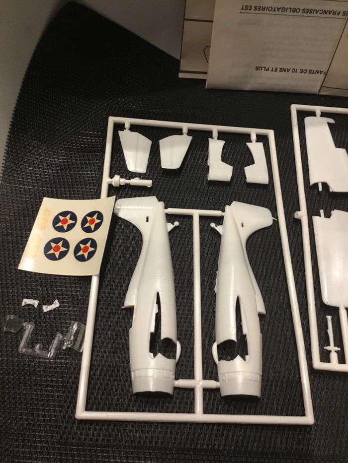 Maquette plastique Wildcat 1/72 US navy Grumman F4F model kit a monter vintage - photo numéro 4