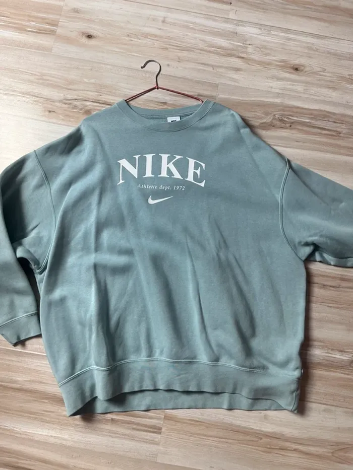 sweat vintage nike sportswear ocean cube/white - photo numéro 2