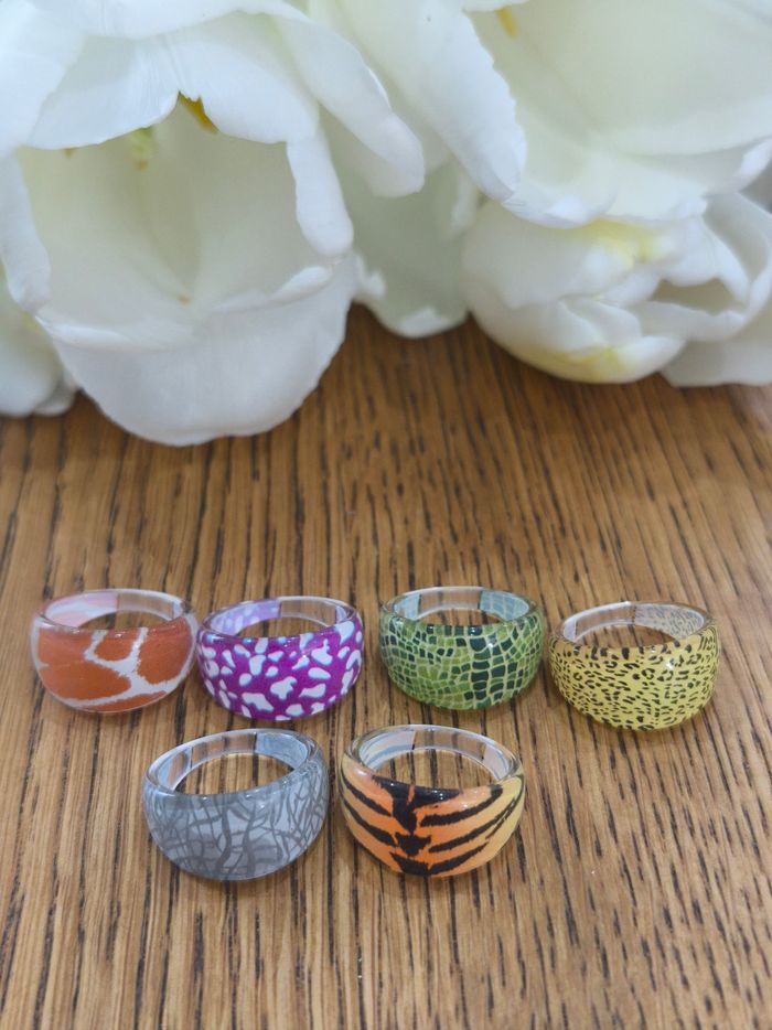 Bague en résine taille 17
