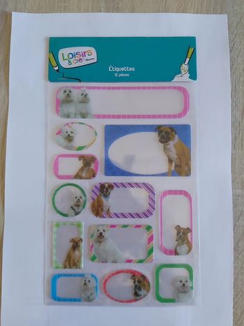 Étiquettes identification