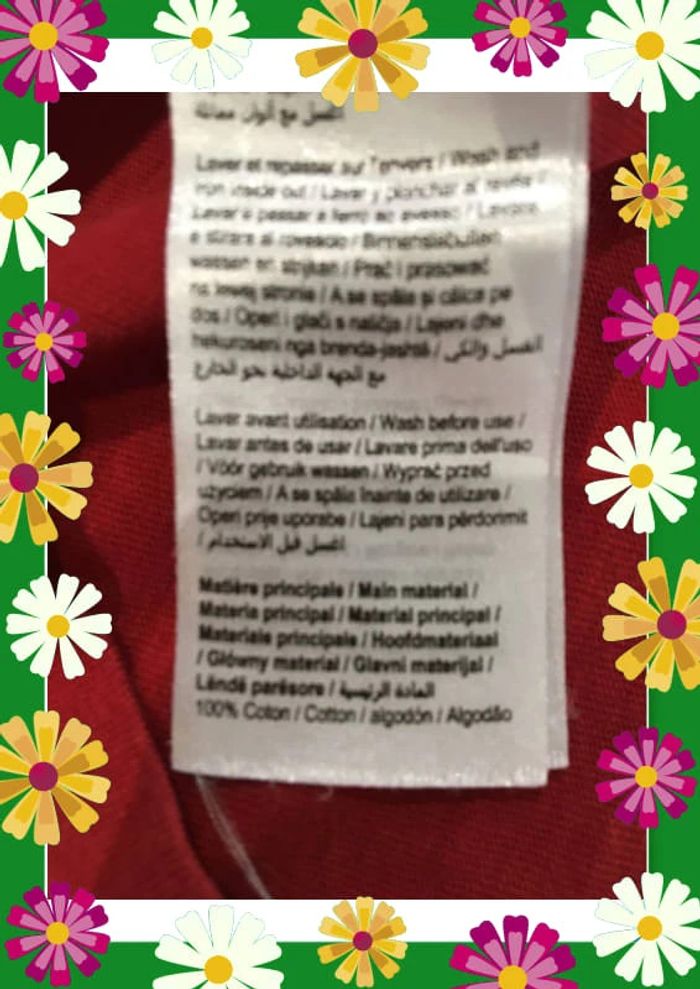 T-shirt gemo rouge - photo numéro 4