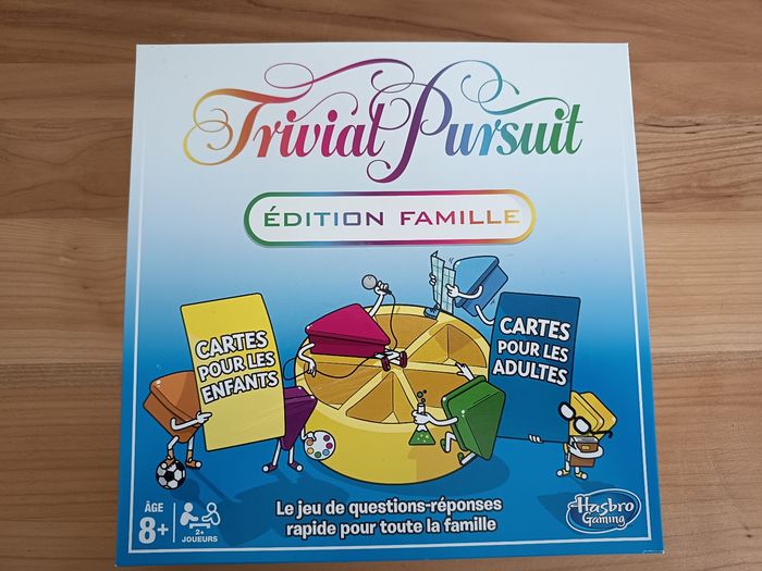 Jeux trivial pursuit enfant- adulte 8-99ans