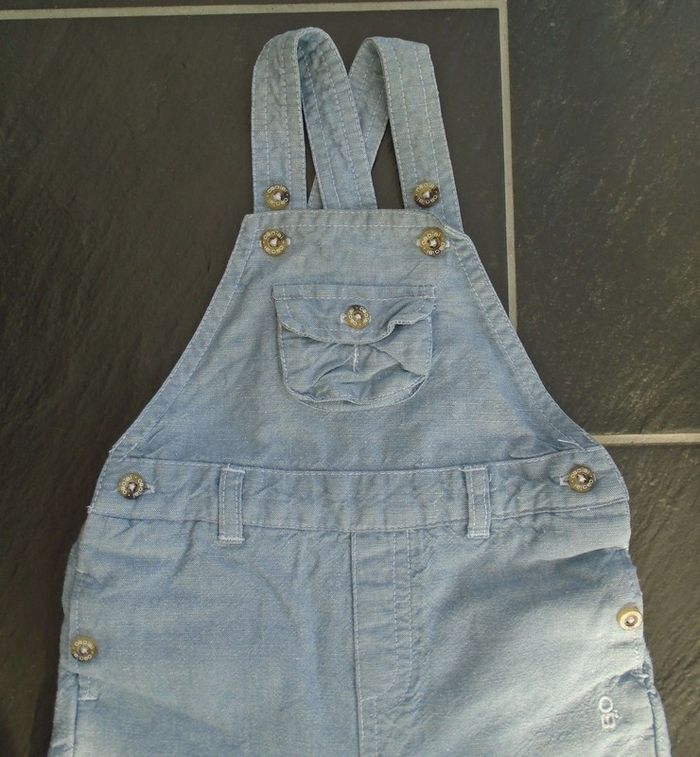 Adorable salopette garçon 3 mois (60 cm) Obaïbi - photo numéro 2