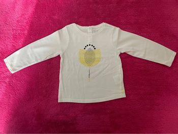 Blouse manches longues Obaïbi 18 mois - 80 cm