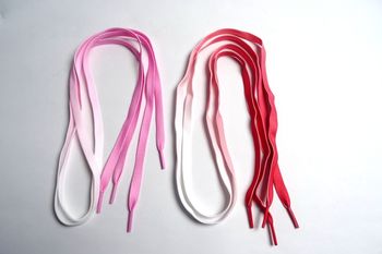 Lacets plats couleur dégradée 100 cm