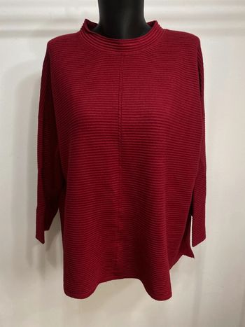 Pull bordeaux Mc Lorene neuf étiqueté femme XL