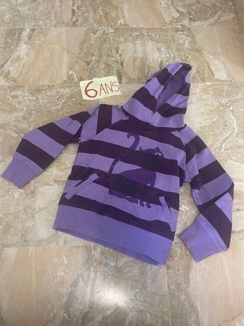 Sweat capuche 6-7 ans