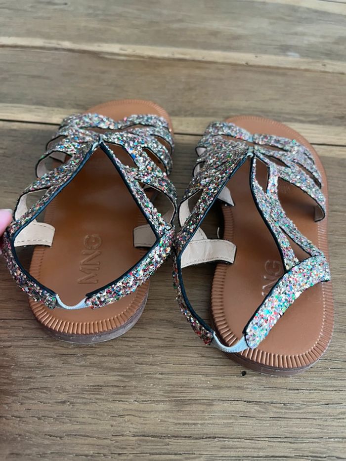 Sandales à paillettes Mango - photo numéro 3