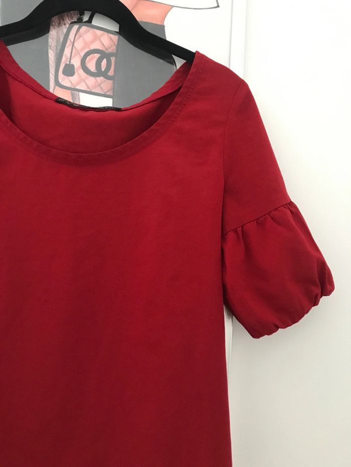 Top blouse évasée Zara S - photo numéro 2