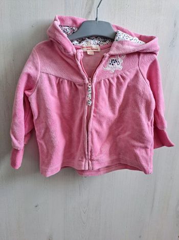 Sweat capuche fille 6 mois Du Pareil au Même
