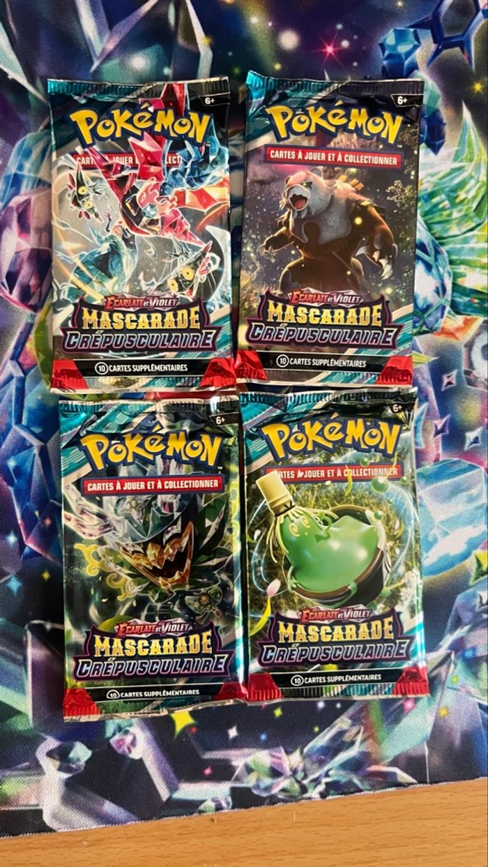 Art set Pokemon mascarade crépusculaire Ev06 .