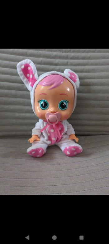 Poupon Cry babies lapin