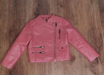 Veste en cuir pour filles