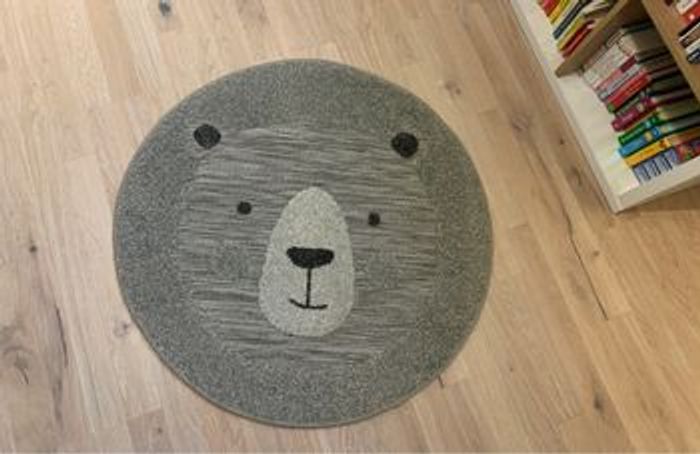 Tapis ours gris - photo numéro 2