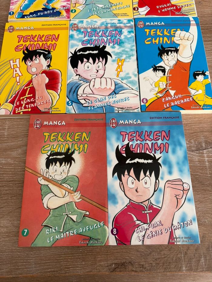 Lot de 8 manga tekken chinmi - photo numéro 2