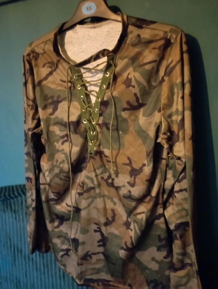 Tee shirt style militaire - photo numéro 3