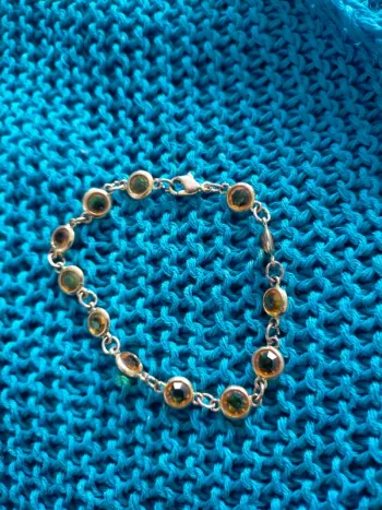 Bracelet imitation ambre