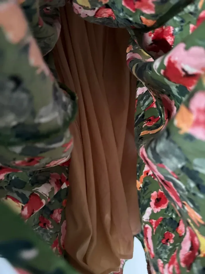 Robe d’été imprimé fleuri taille S/M lillie rose - photo numéro 9