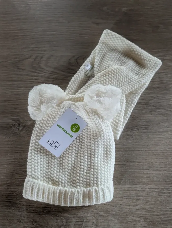 Bonnet et écharpe 4-6 ans