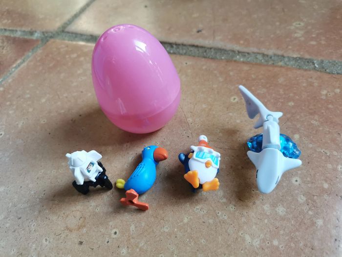 Figurine en plastique thème marin lot de 4 - photo numéro 2