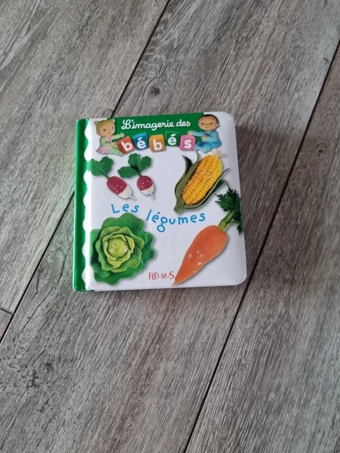 Livre l'imagerie des bébés : les légumes