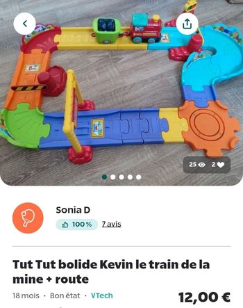 Lot de tut tut bolides