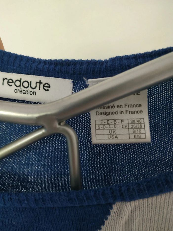 Pull léger bicolore la redoute 38/40 - photo numéro 4