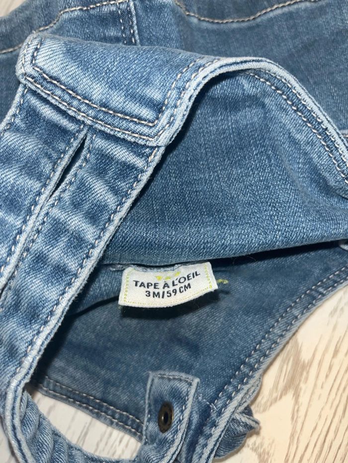 Joli robe en jean 3 mois - photo numéro 2