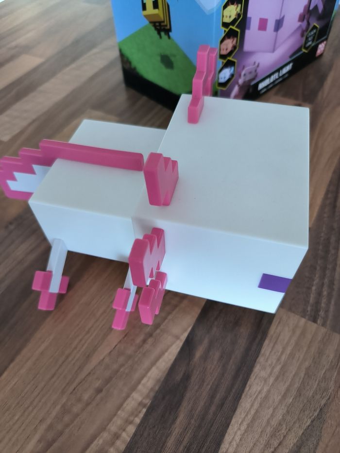Minecraft veilleuse Axolotl 🎁 - photo numéro 3