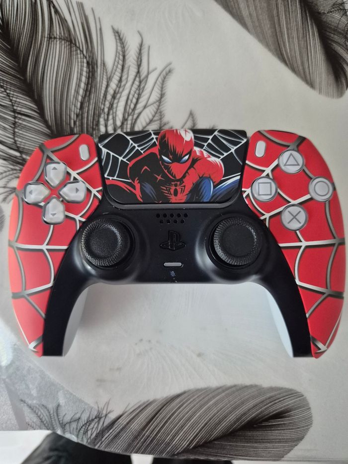 Manette ps5 v2 original custom  spiderman