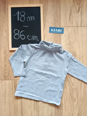 Col roulé gris Kiabi