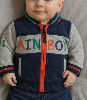 Veste orchestra taille 3 moisVeste zippée bébé, confortable et chaude, idéale pour la mi-saison.
Motif sympa, pratique au quotidien.