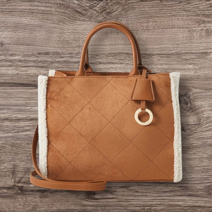 Sac à main marron clair Anna Field