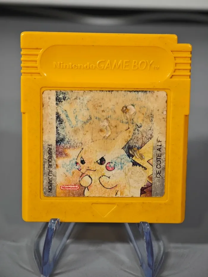 Jeu Nintendo Game Boy Pokémon Version Jaune / FRA/ Pile ok/ Sans boîte, ni notice