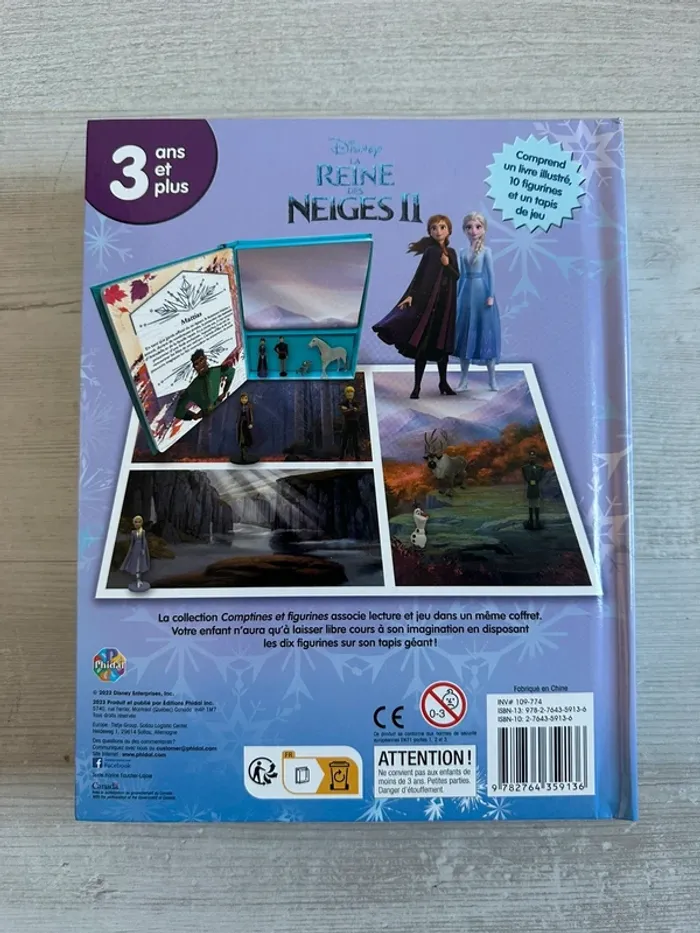 Livre figurine et comptines - reines des neiges 2 - photo numéro 2
