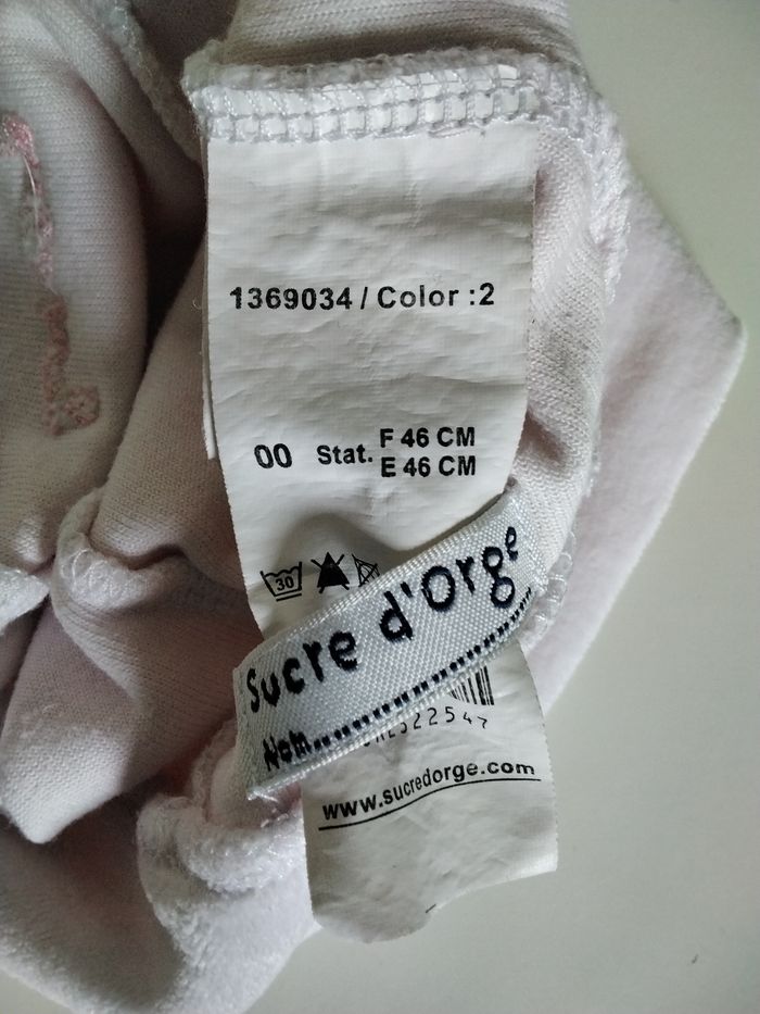 Bonnet simple rose pastel 46cm - photo numéro 3