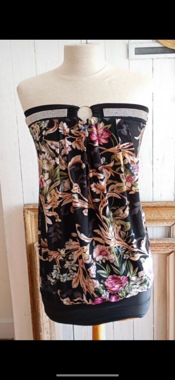 Top sans bretelle classe et chic été femme taille S